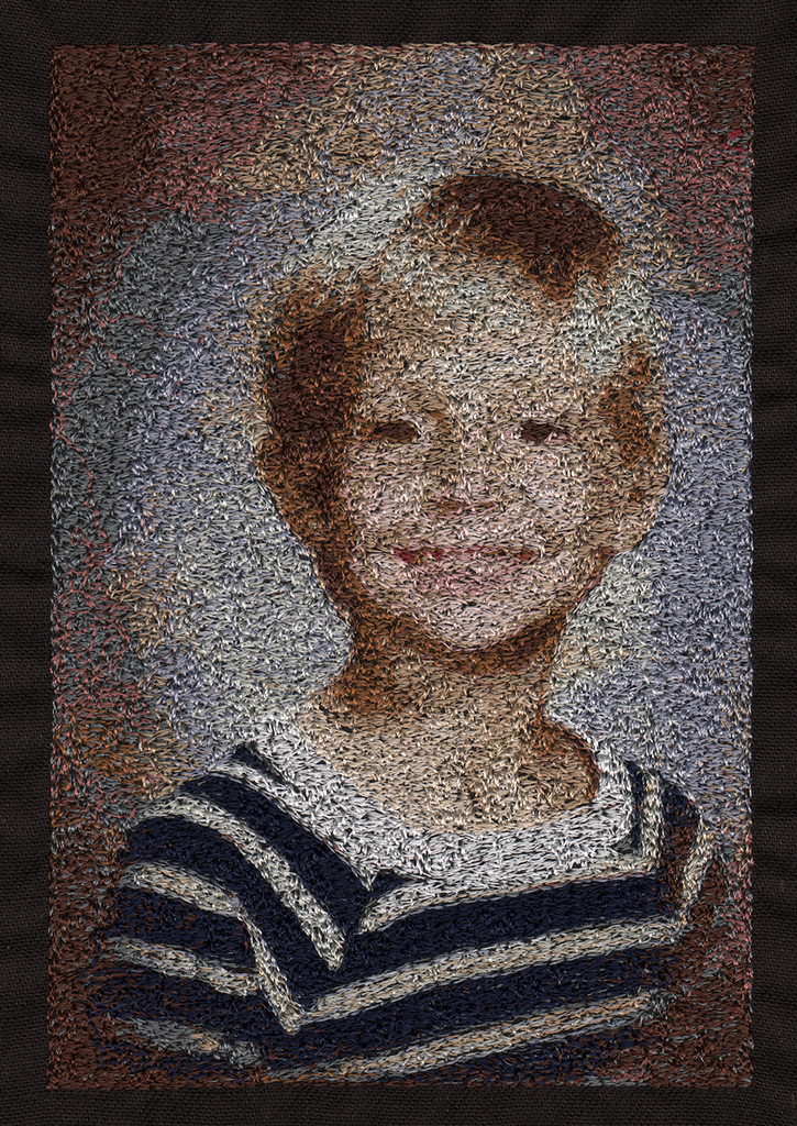 Black fabric sew - size includes border